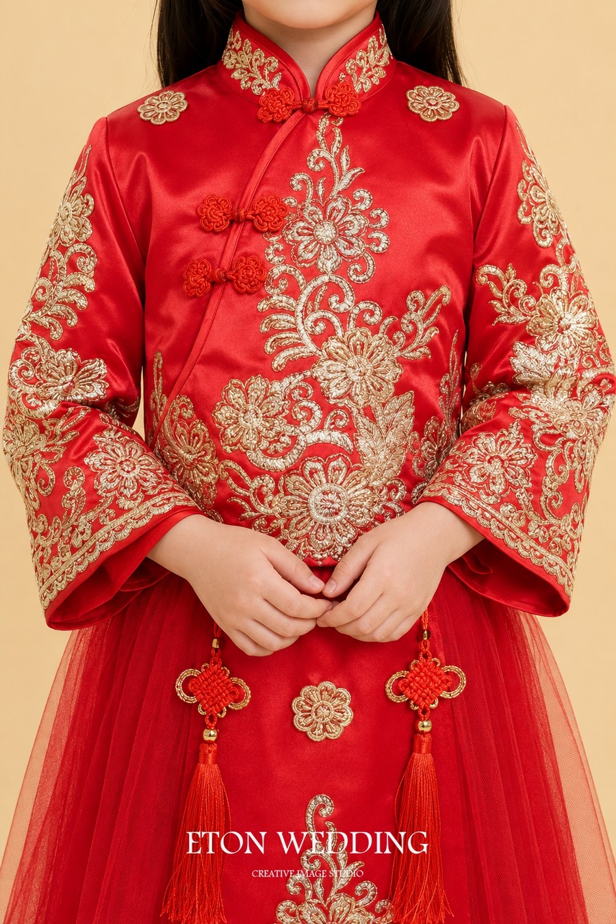 花童服,花童服推薦,花童服出租,女童中式禮服,女童秀禾服,花童服款式